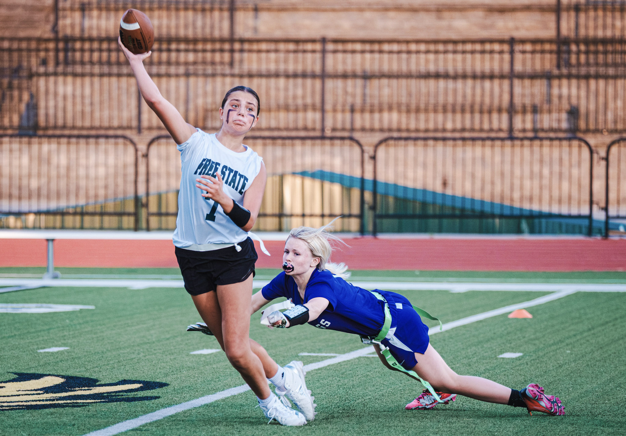 Quinlyn Vail Free State flag football